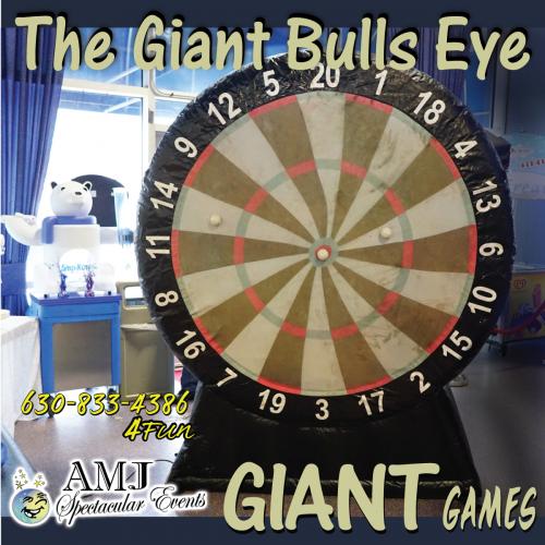 Bulls Eye Inflatable Dart Board Game Rental