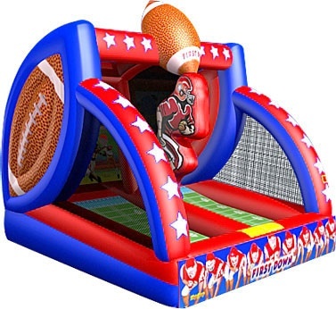 Inflatable Double Football Toss Rental
