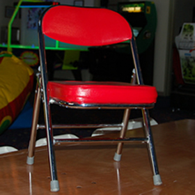Kid's Folding Chair in Red